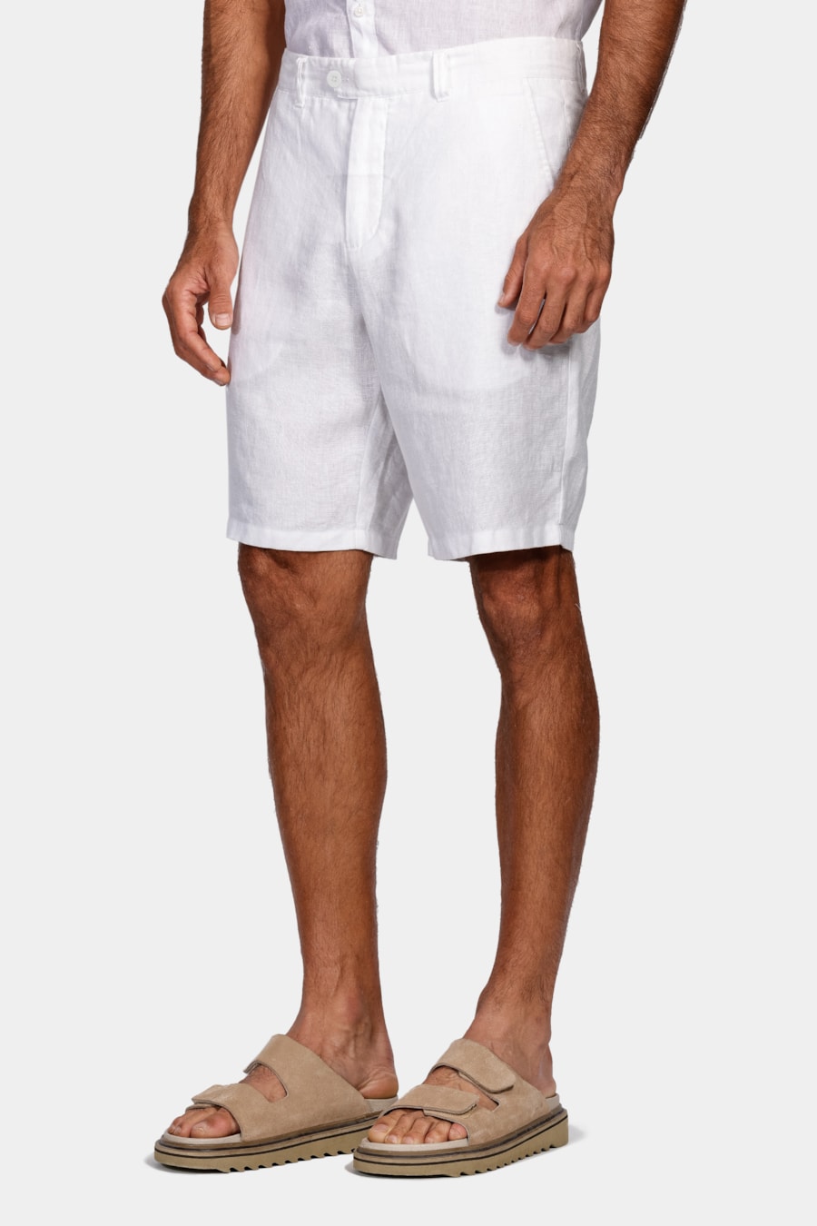 Bermuda Alfaiataria Linho Off White — foto 1 de 6