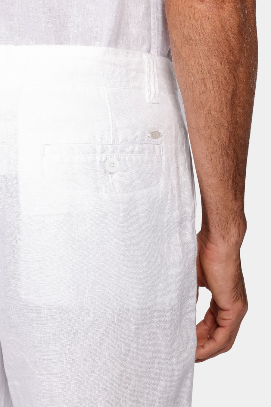 Bermuda Alfaiataria Linho Off White — foto 5 de 6