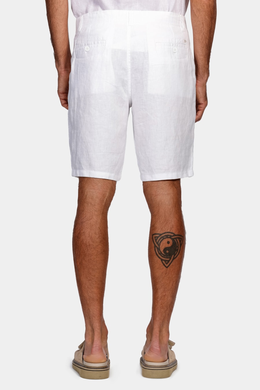 Bermuda Alfaiataria Linho Off White — foto 6 de 6