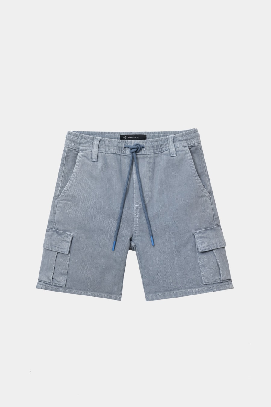 Bermuda Cargo Chino Infantil Azul Medio — foto 6 de 7