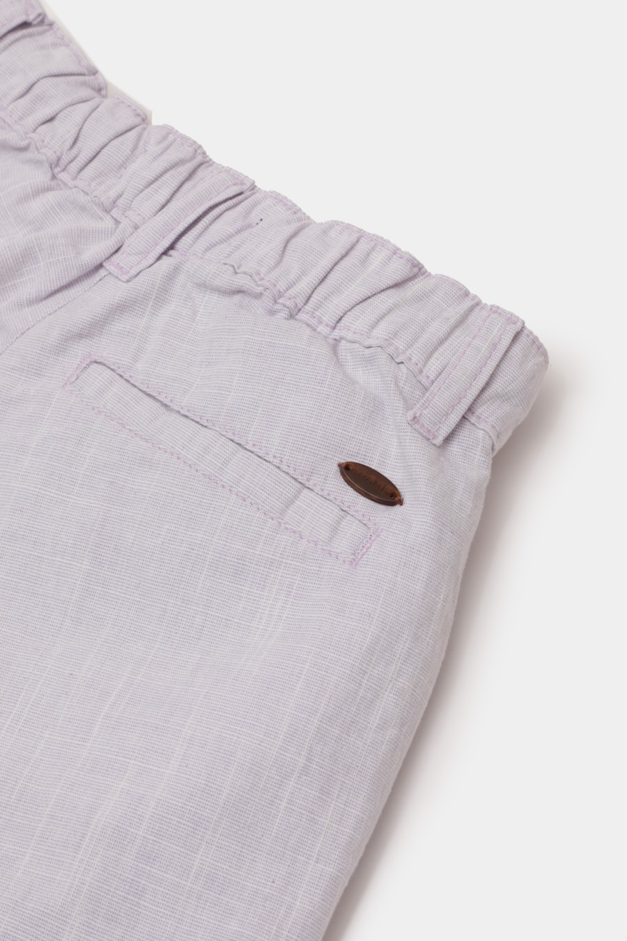 Bermuda Chinho Flamê Infantil Colors Lilas — foto 4 de 4