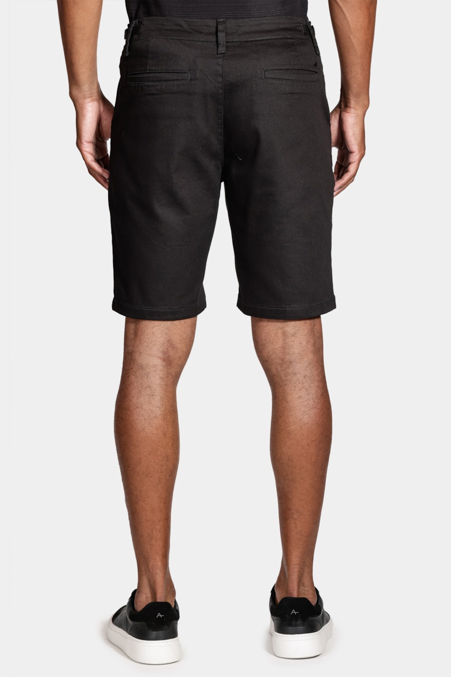 Bermuda Chino Acetinada Fivela Preto — foto 5 de 5