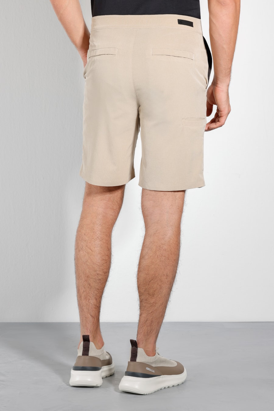 Bermuda Chino Alfaiataria Flex Caqui — foto 4 de 4