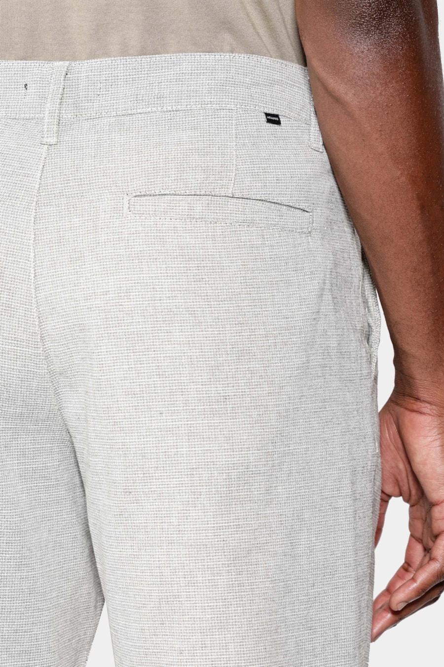 Bermuda Chino Algodão Classica Maquinetada Verde Militar — foto 4 de 6