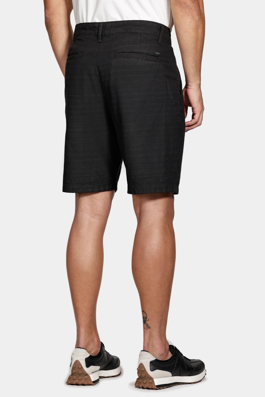 Bermuda Chino Algodão Flamê Preto — foto 5 de 6