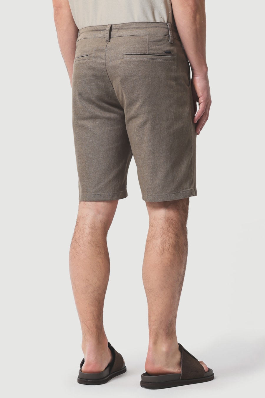 Bermuda Chino Algodão Moline Fendi 118 — foto 5 de 6