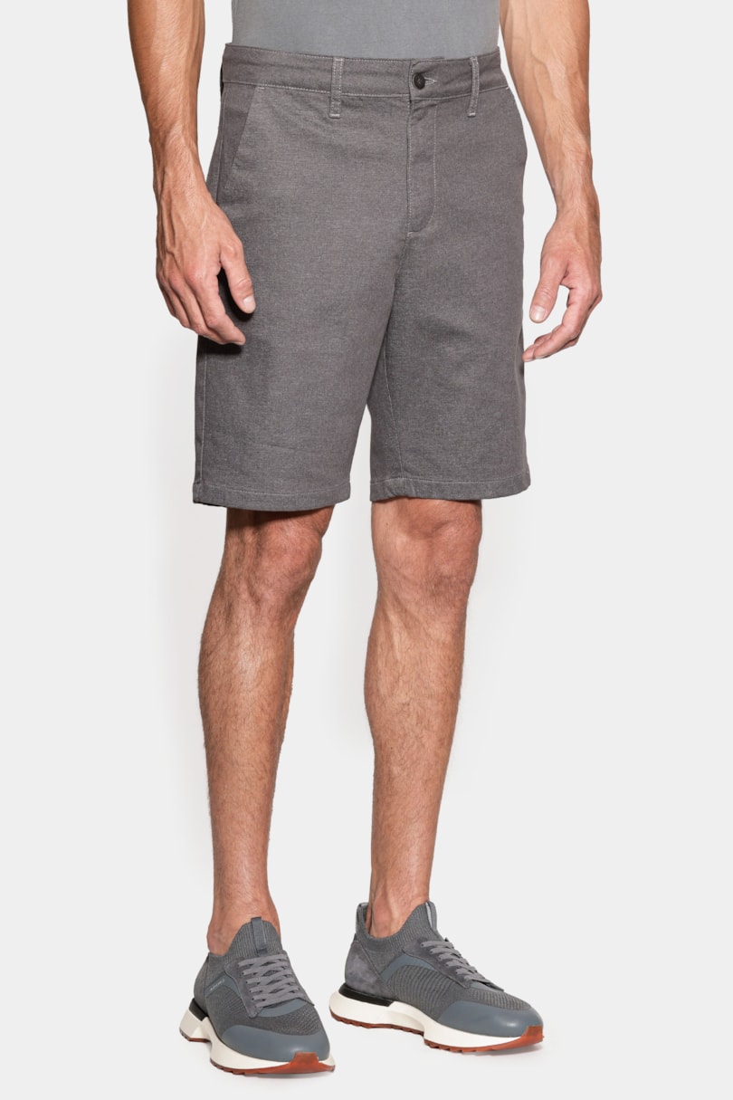 Bermuda Chino Algodão Moline Grafite