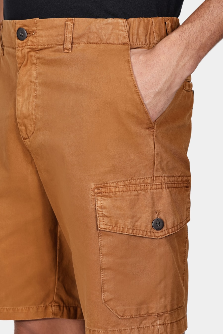 Bermuda Chino Cargo Caramelo — foto 3 de 6
