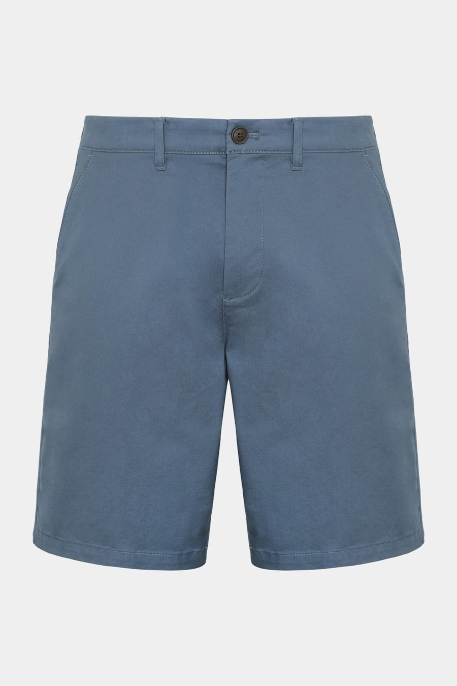 Bermuda Chino Casual em Sarja Azul Indigo — foto 6 de 6