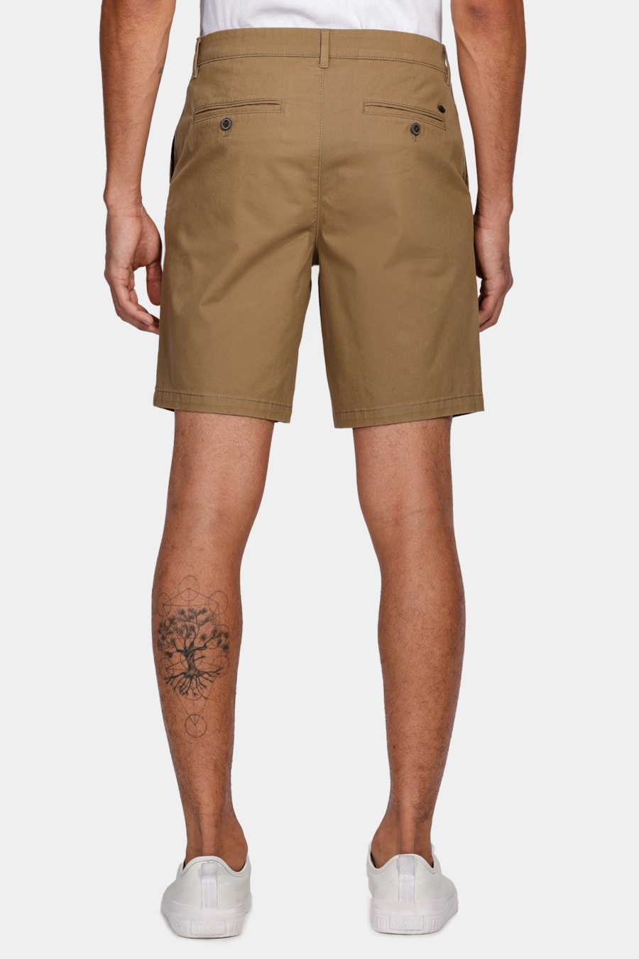 Bermuda Chino Casual em Sarja Caqui — foto 5 de 6