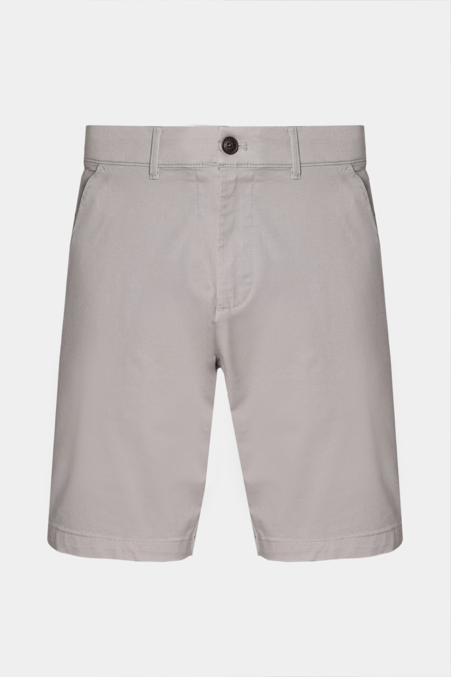 Bermuda Chino Casual em Sarja Cinza — foto 6 de 6