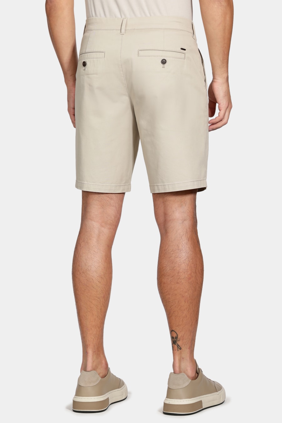 Bermuda Chino Casual em Sarja Palha 117 — foto 5 de 6