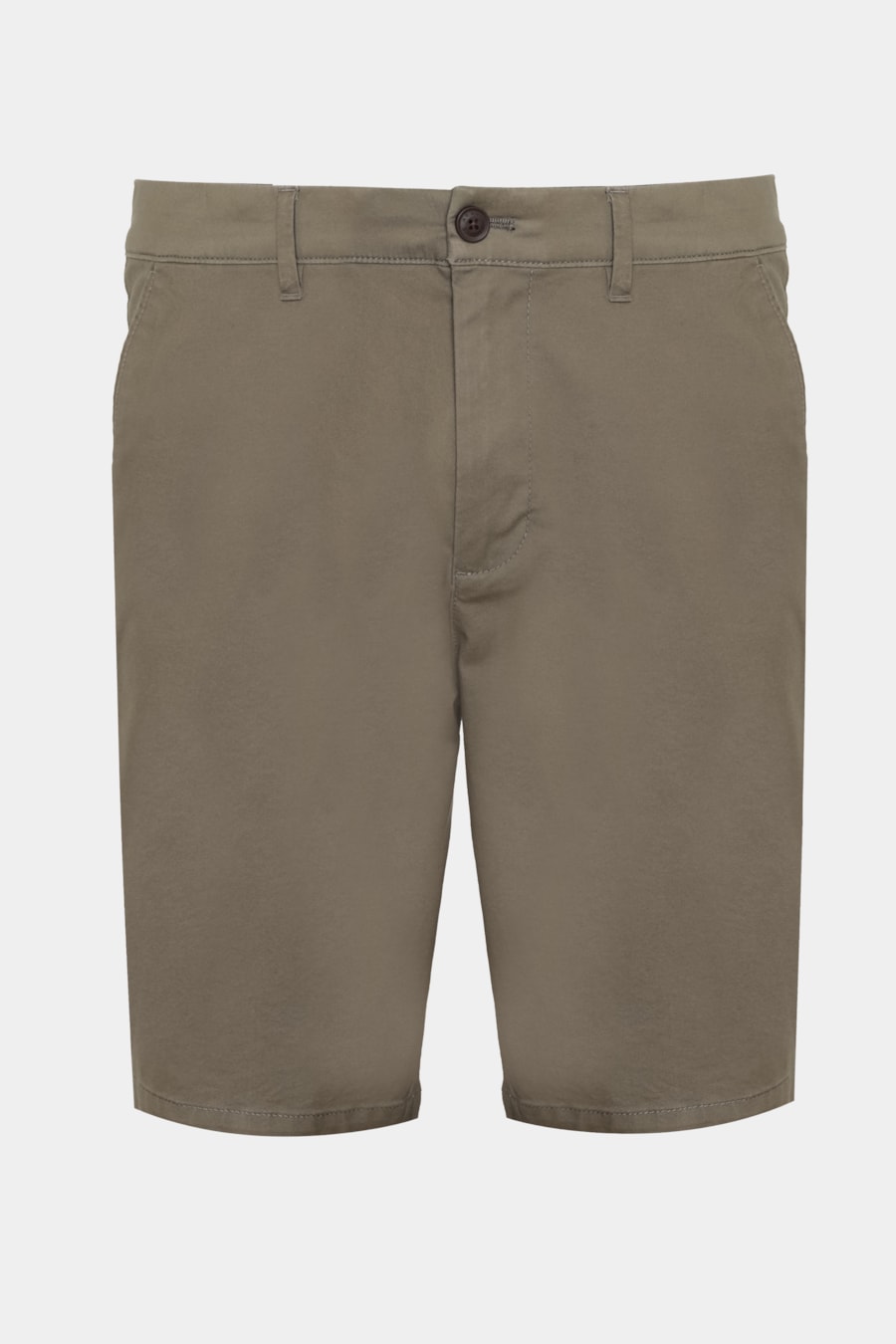 Bermuda Chino Casual em Sarja Verde Militar — foto 6 de 6