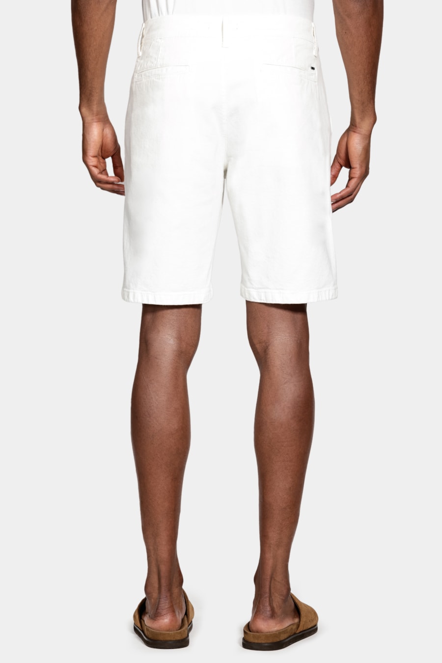 Bermuda Chino Clássica Canvas Off White — foto 5 de 6
