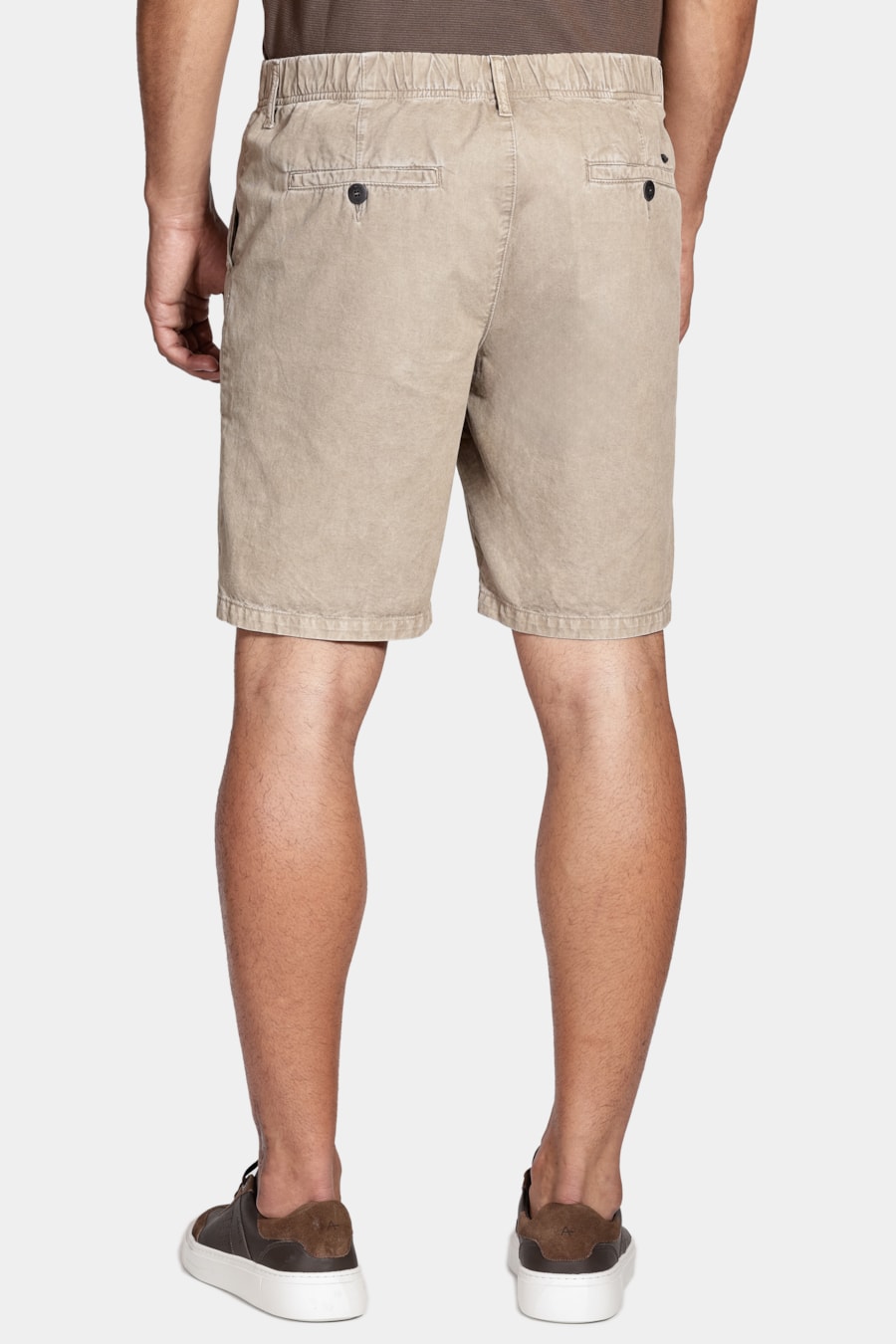 Bermuda Chino Clássica Estonada Verde Militar — foto 5 de 5