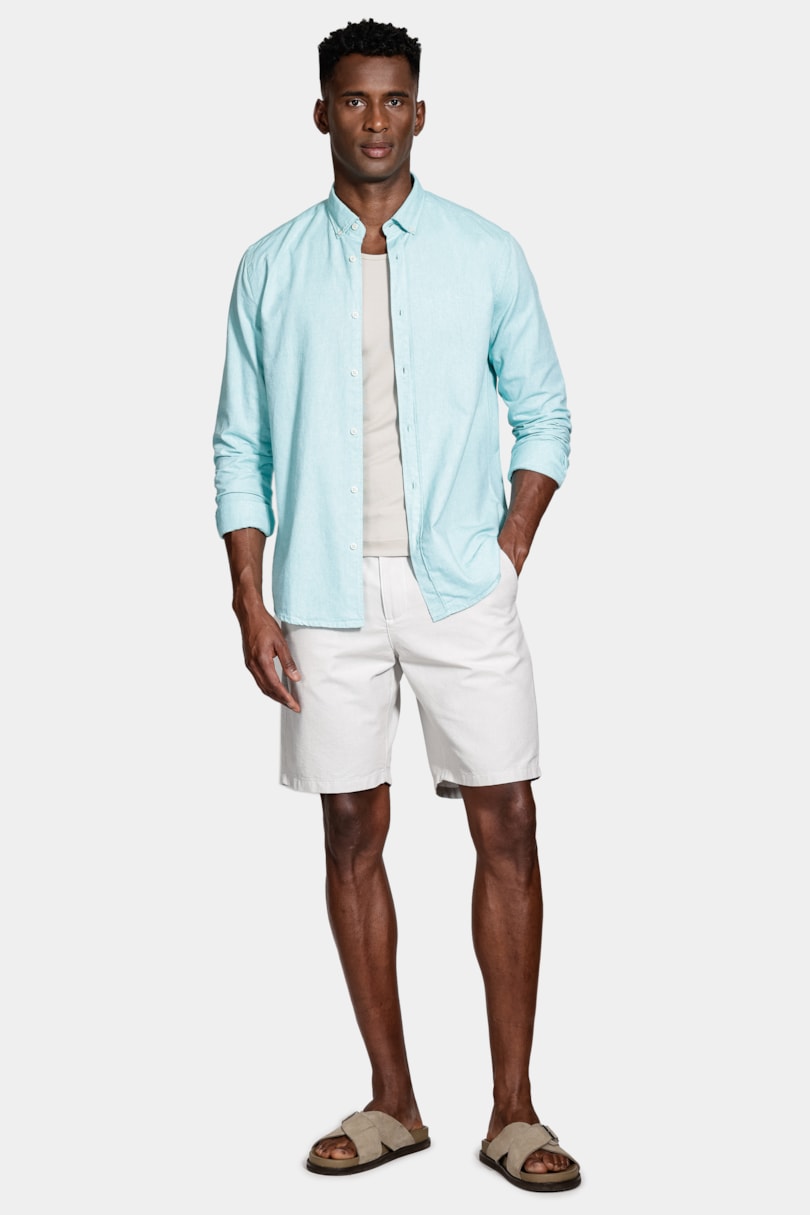 Bermuda Chino Classica Oxford Off White
