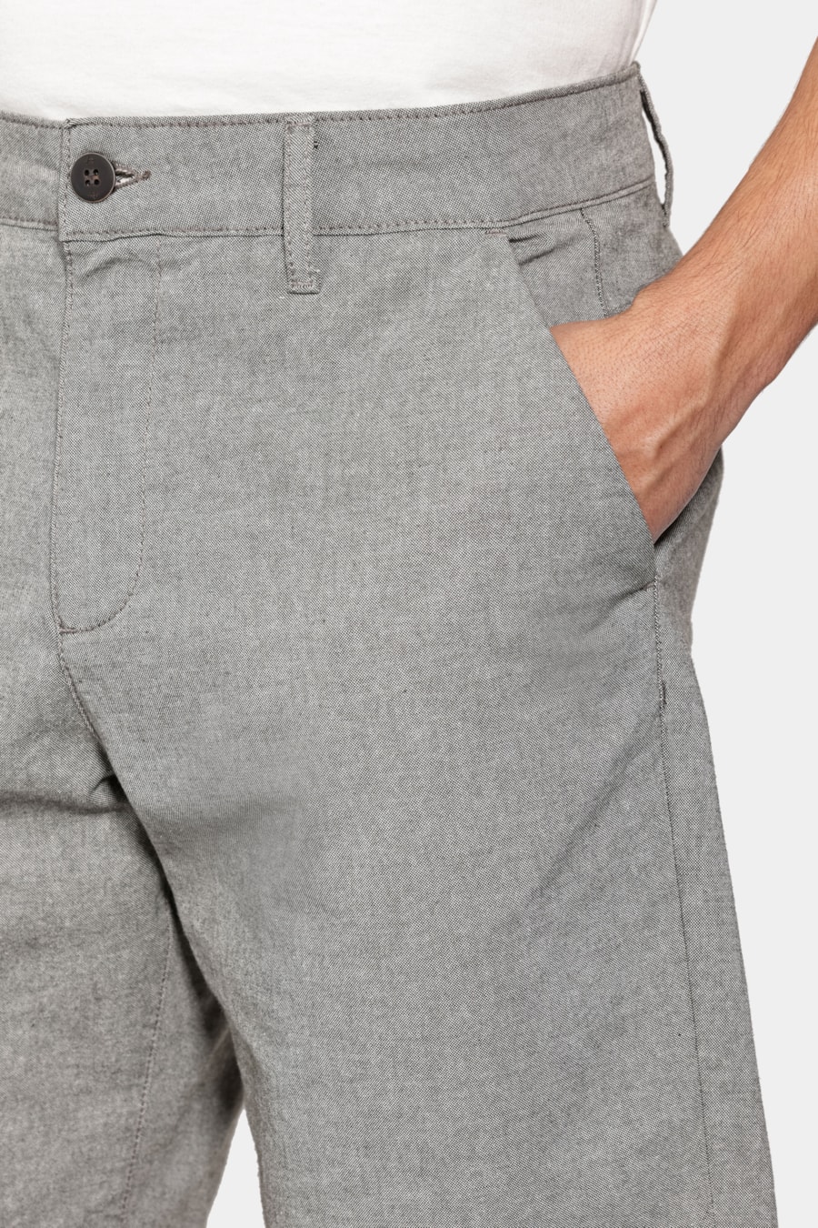 Bermuda Chino Classica Oxford Verde Militar — foto 3 de 6