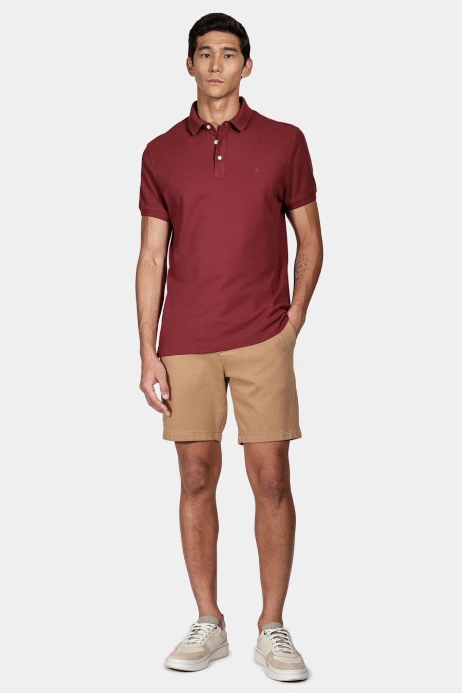 Bermuda Chino Color Comfort Caramelo — foto 2 de 6
