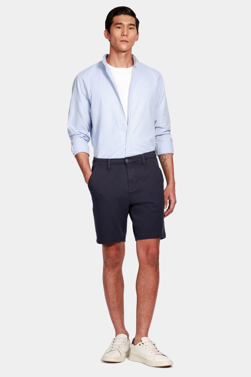 Bermuda Chino Color Comfort Chumbo