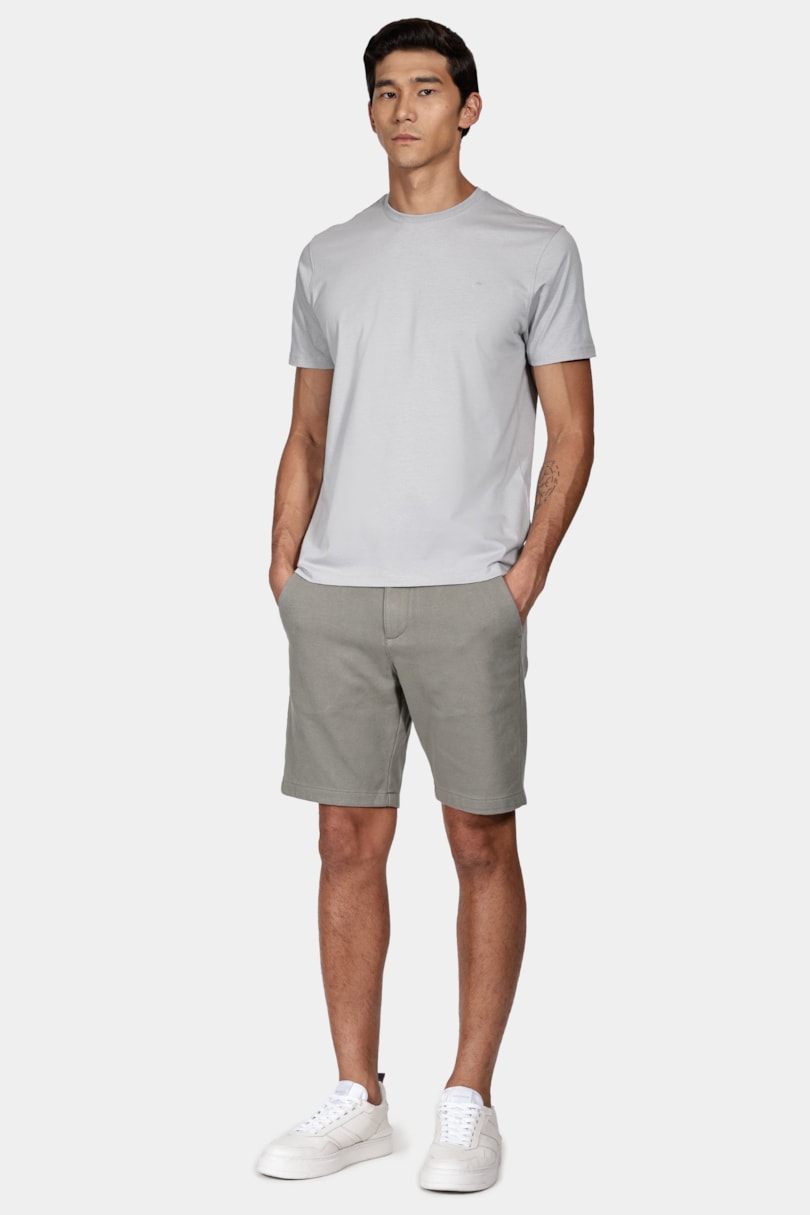 Bermuda Chino Color Comfort Verde Oliva