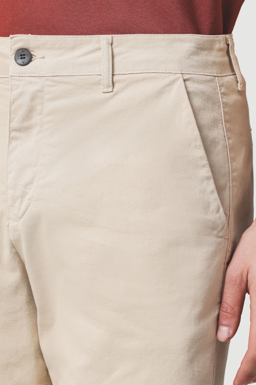 Bermuda Chino Color Essencial Areia 118 — foto 3 de 6