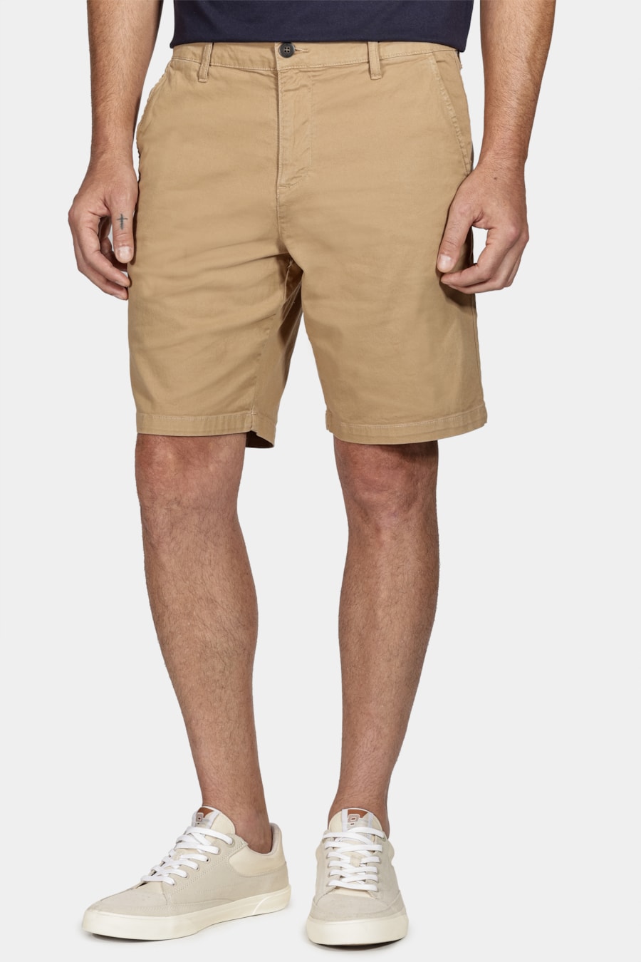 Bermuda Chino Color Essencial Cáqui — foto 1 de 7