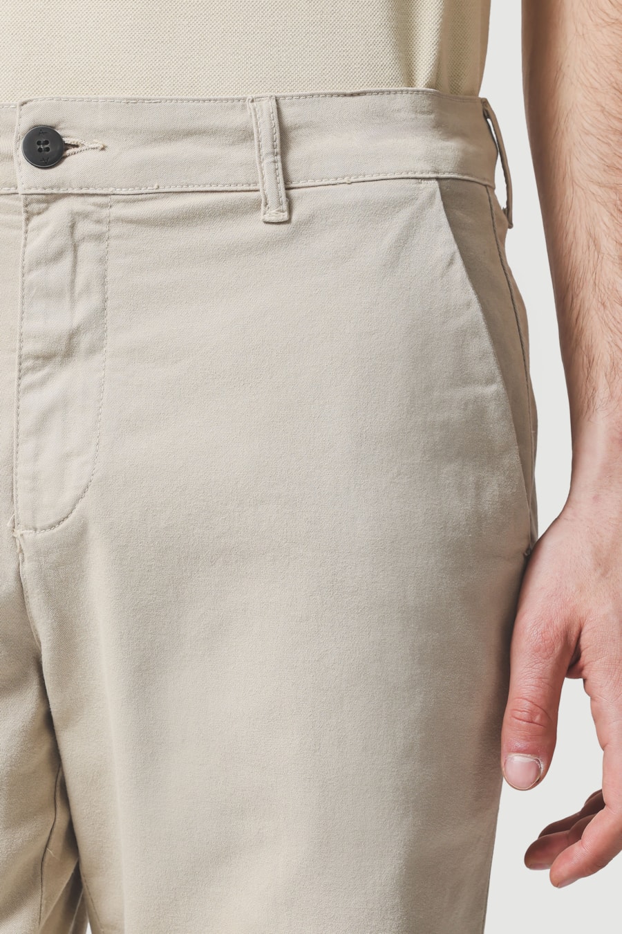 Bermuda Chino Color Essencial Ceramica 118 — foto 3 de 6