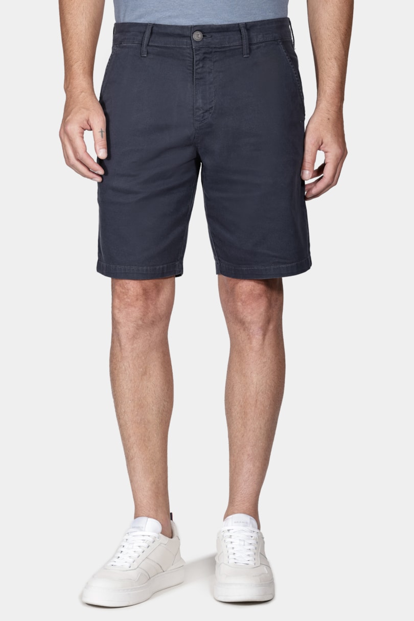 Bermuda Chino Color Essencial Marinho