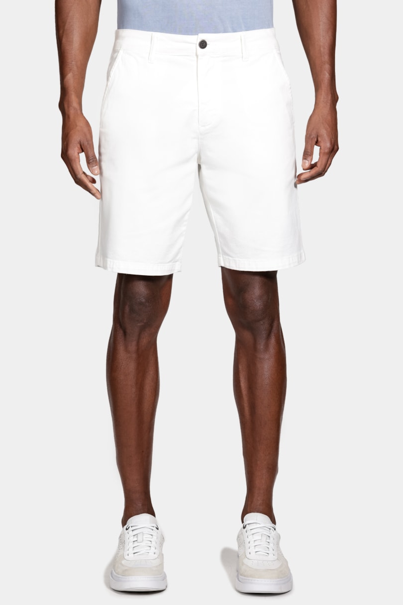 Bermuda Chino Color Essencial Off White