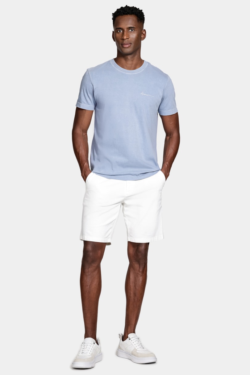 Bermuda Chino Color Essencial Off White