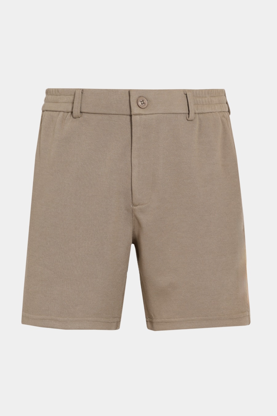 Bermuda Chino Comfort Knit Textura Caqui — foto 6 de 6