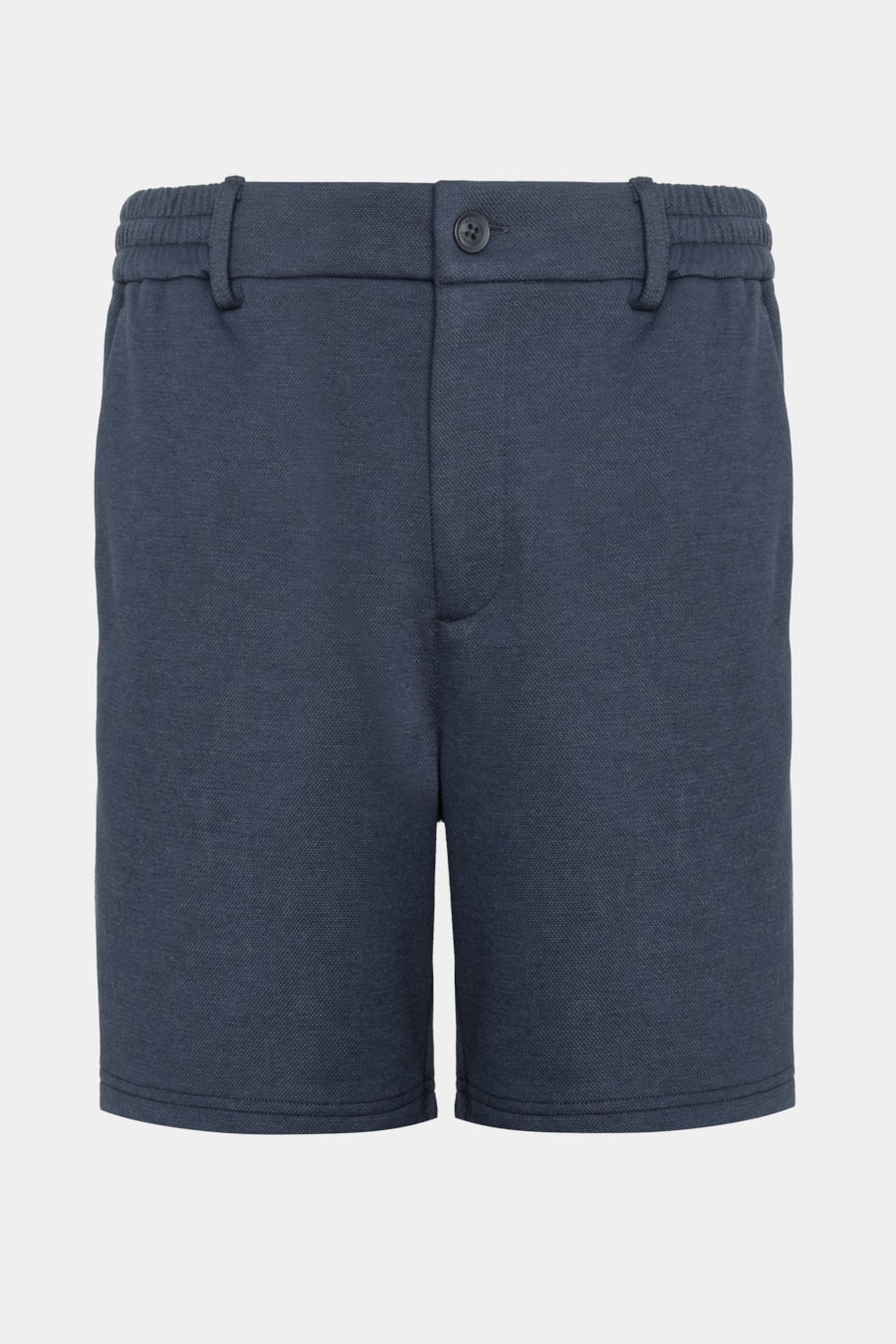 Bermuda Chino Comfort Knit Textura Marinho — foto 5 de 5