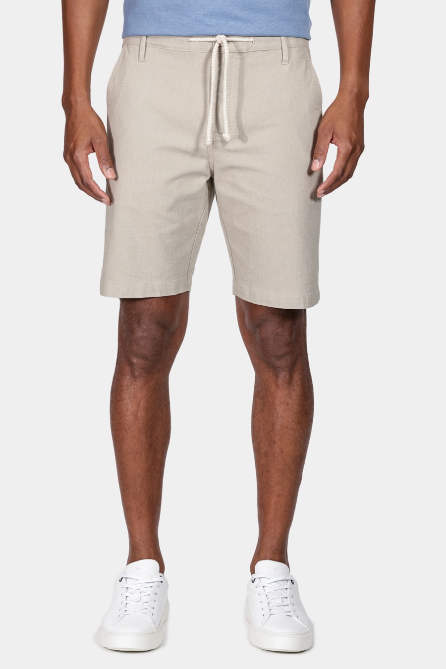 Bermuda Chino Cotton Sarja Areia — foto 1 de 6