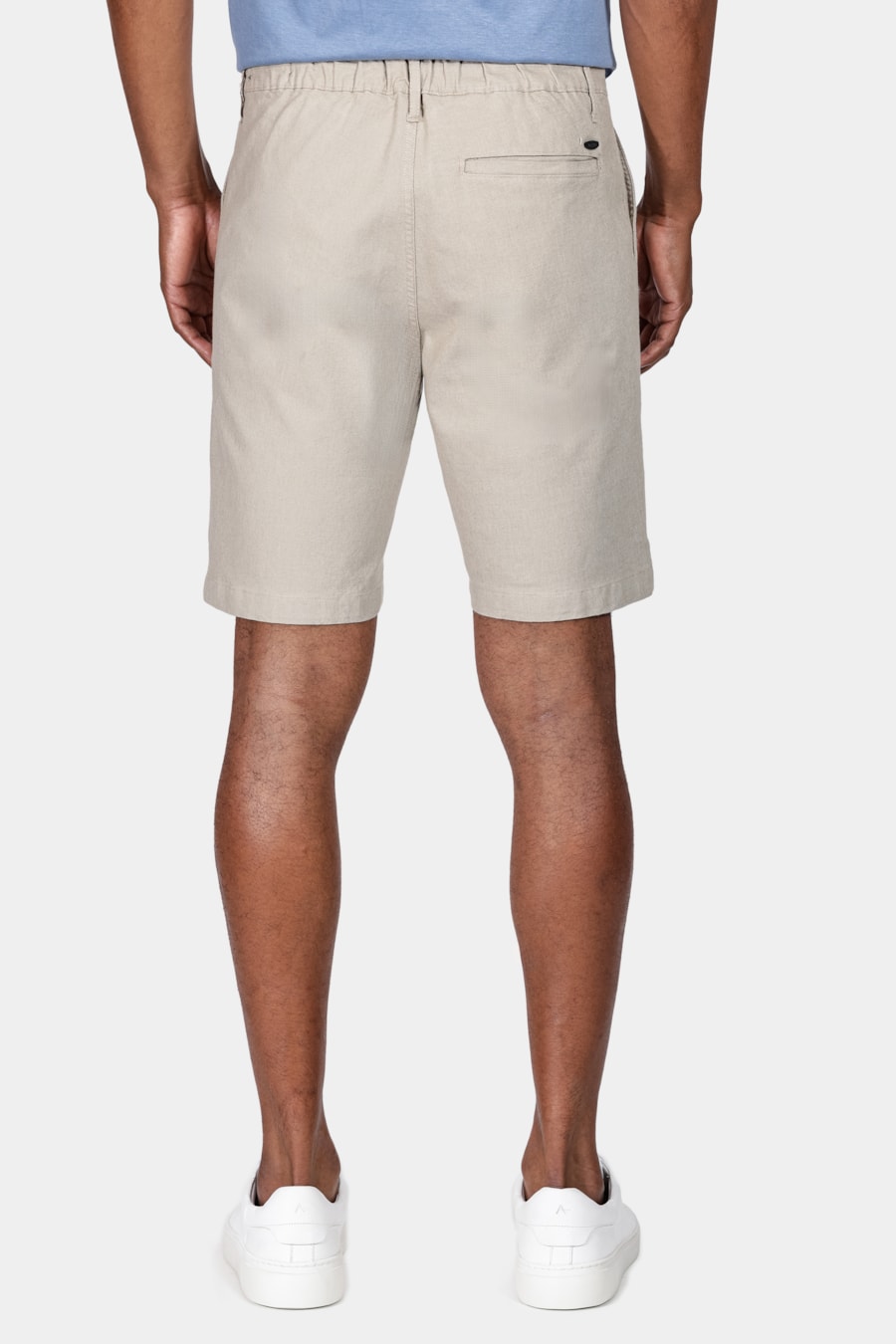 Bermuda Chino Cotton Sarja Areia — foto 5 de 6