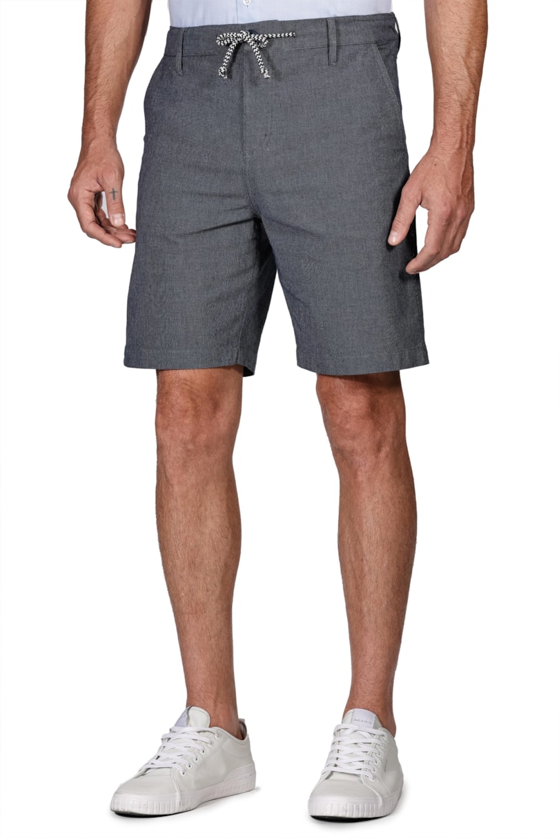 Bermuda Chino Cotton Sarja Marinho