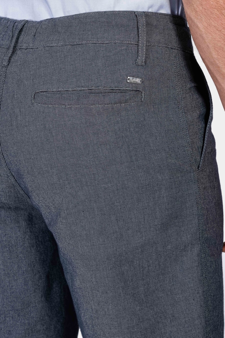Bermuda Chino Cotton Sarja Marinho — foto 4 de 5