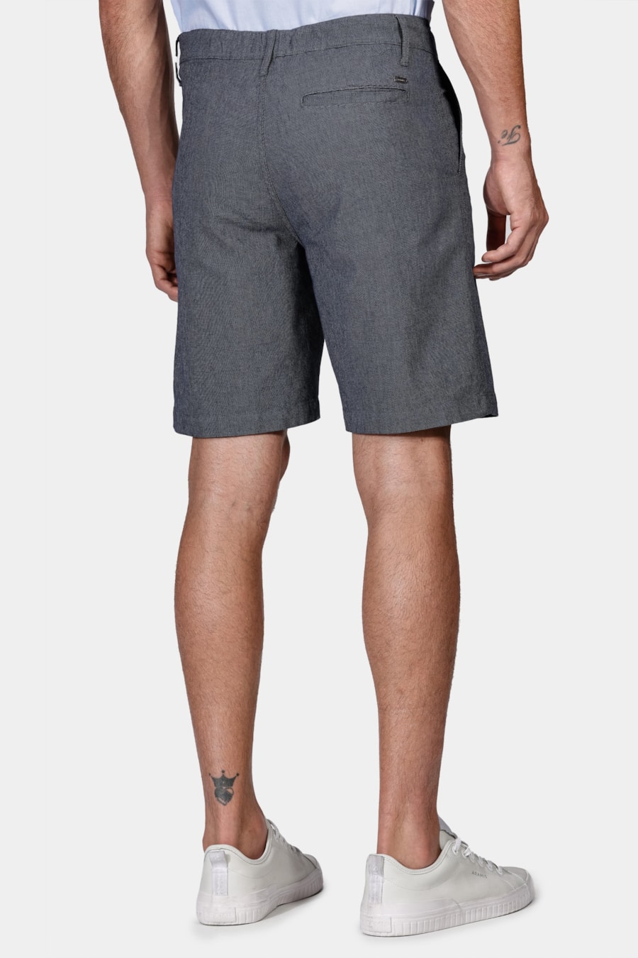 Bermuda Chino Cotton Sarja Marinho — foto 5 de 5
