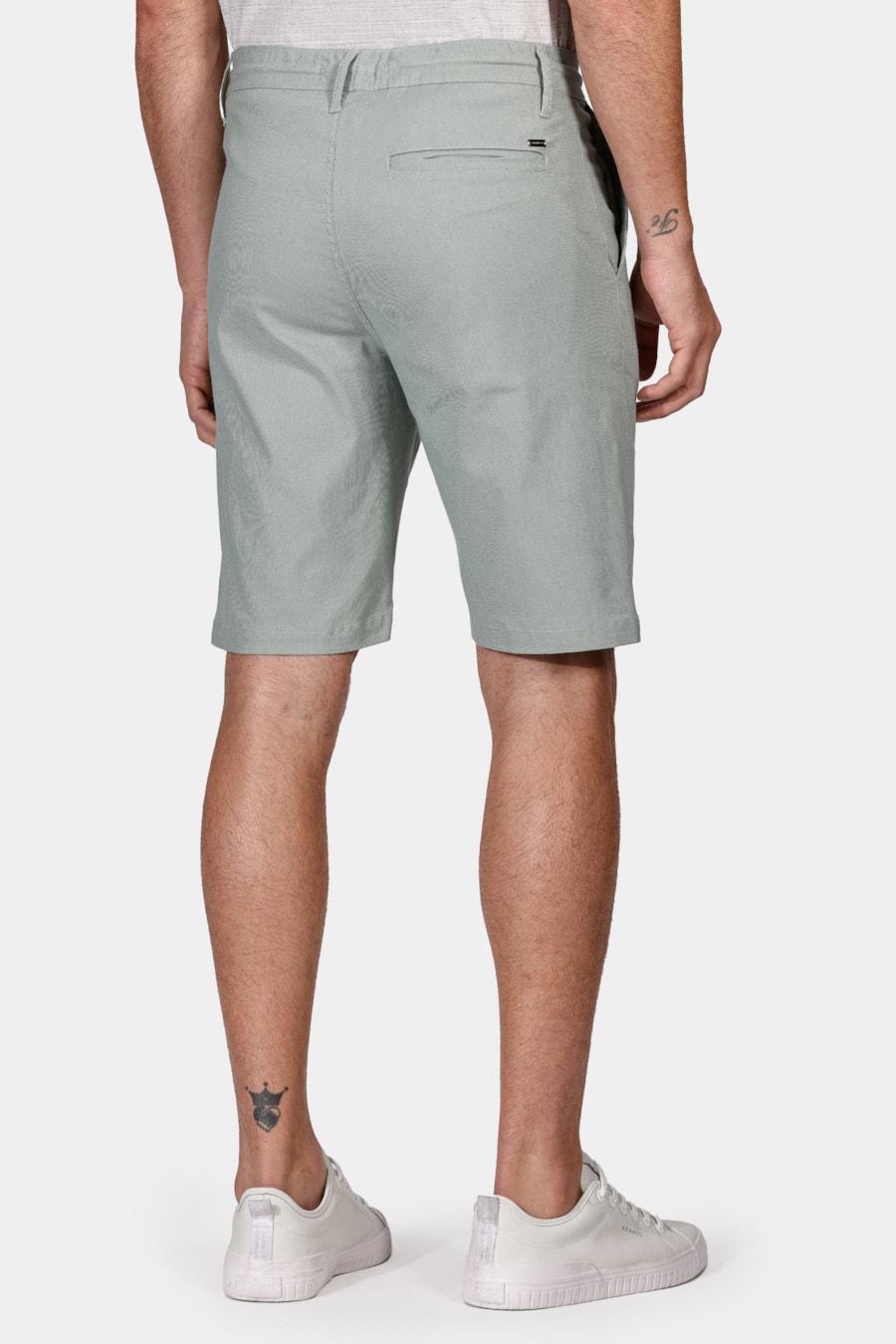 Bermuda Chino Cotton Sarja Verde — foto 5 de 5