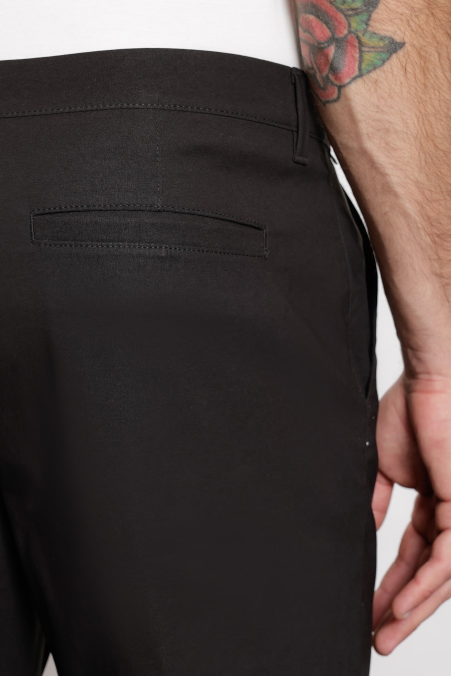 Bermuda Chino Elastic Preto — foto 3 de 5