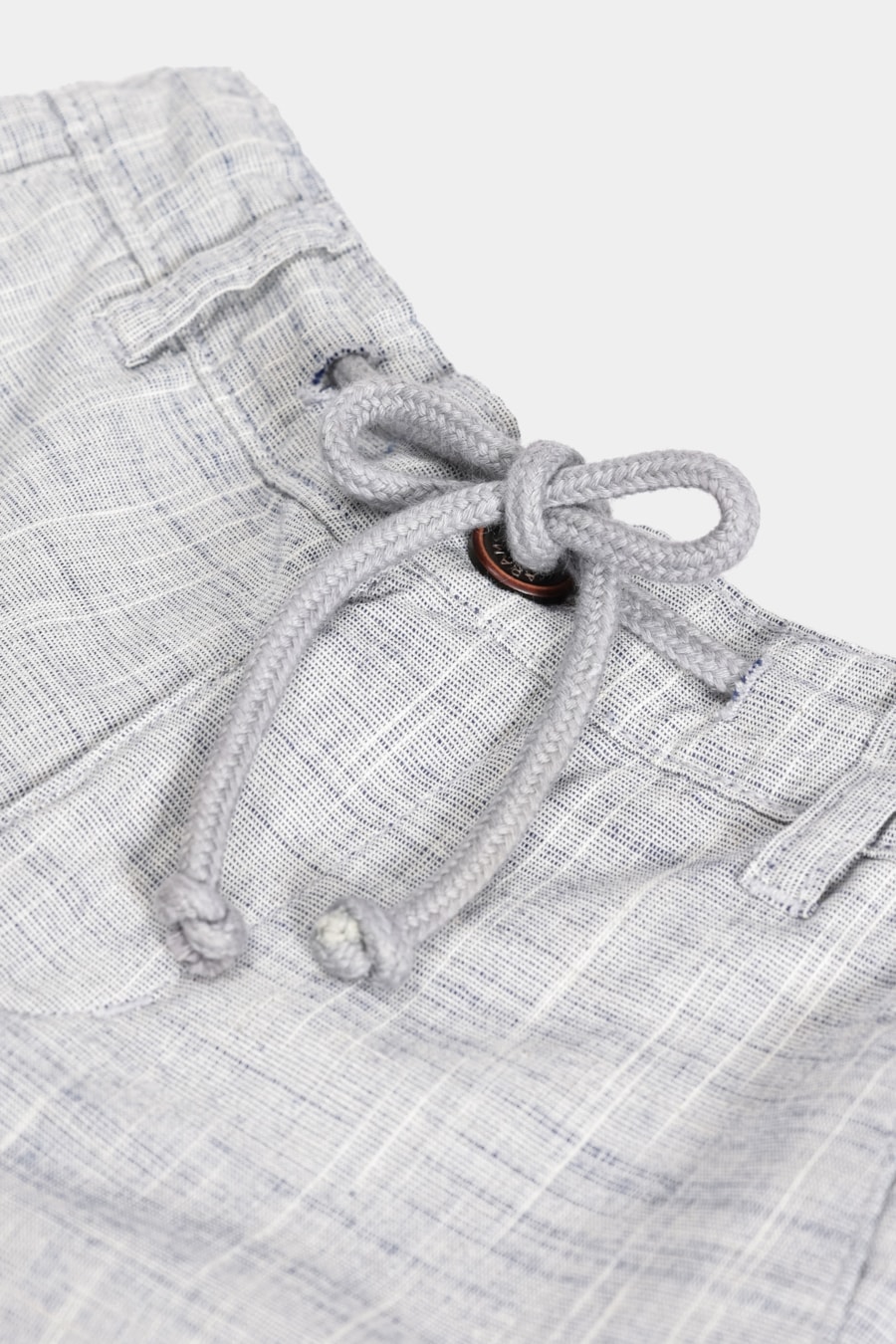 Bermuda Chino Infantil Algodão Flamê Marinho — foto 7 de 7