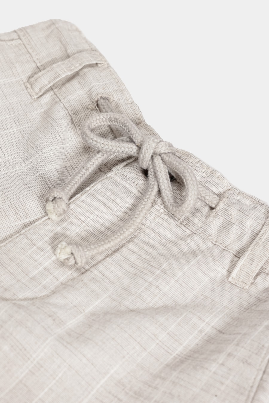 Bermuda Chino Infantil Algodão Flamê Off White — foto 7 de 7