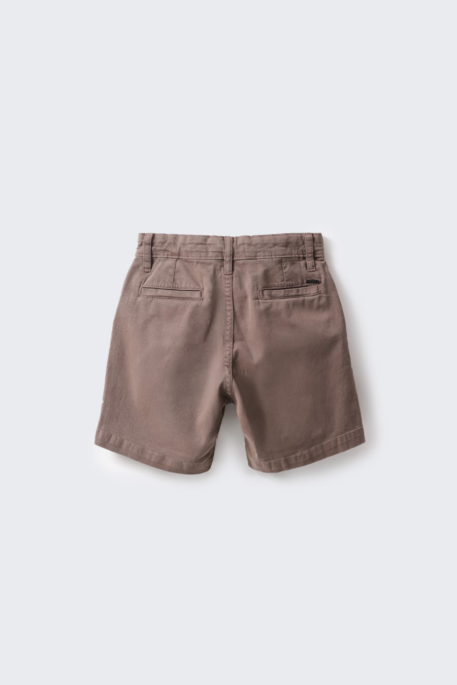 Bermuda Chino Infantil Bolso Reto Caqui — foto 5 de 5