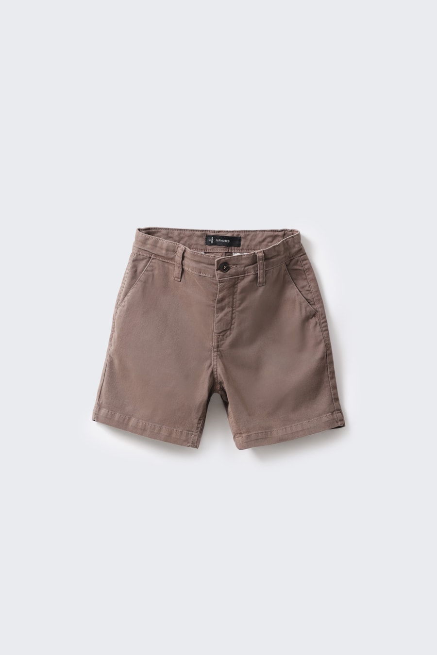 Bermuda Chino Infantil Bolso Reto Caqui — foto 1 de 5