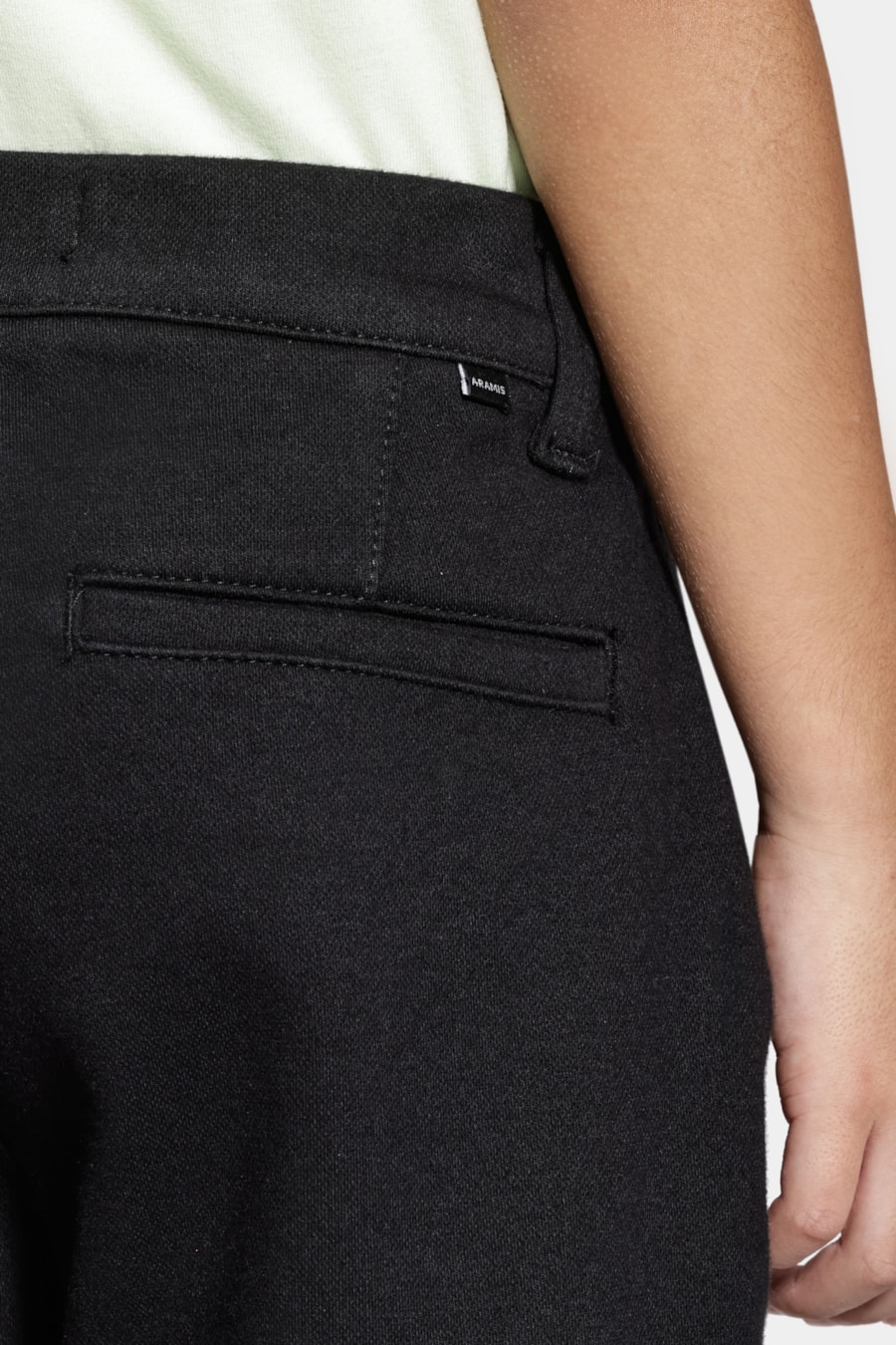 Bermuda Chino Infantil Color Confort Preto — foto 4 de 7