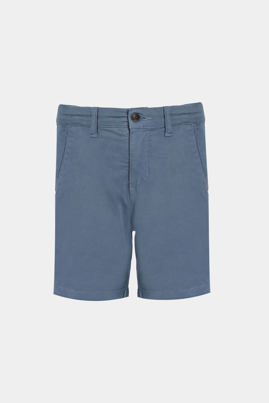 Bermuda Chino Infantil Color Sarjada Azul Indigo — foto 1 de 2
