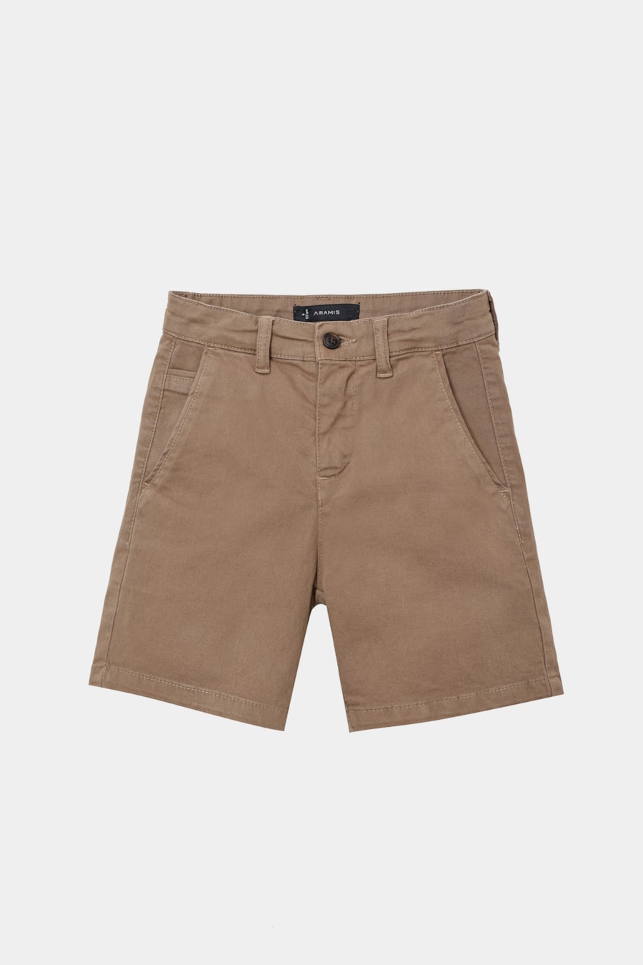 Bermuda Chino Infantil Color Sarjada Charuto — foto 1 de 2