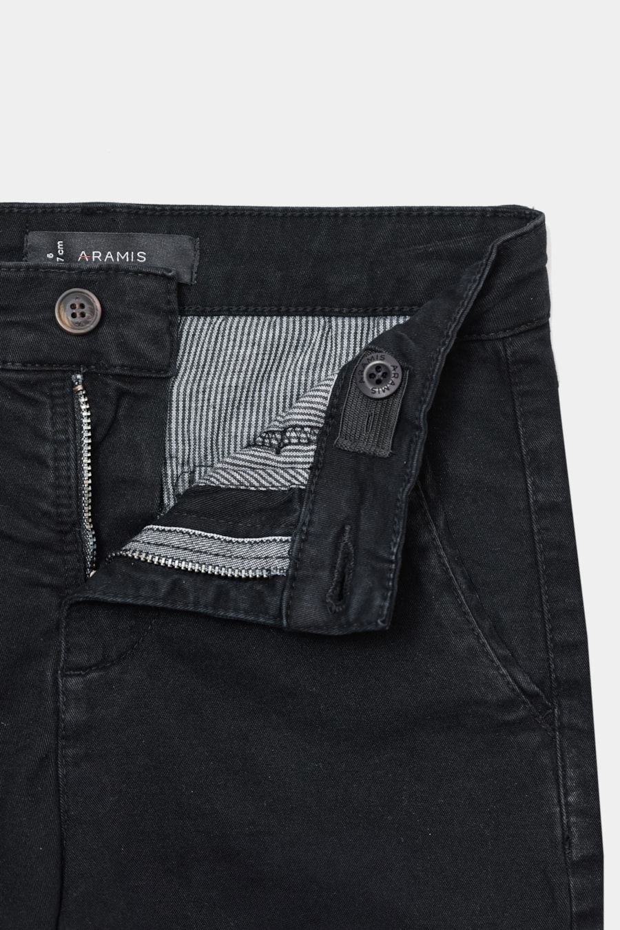 Bermuda Chino Infantil Color Sarjada Preto - Não Ativar Mostruário — foto 4 de 4