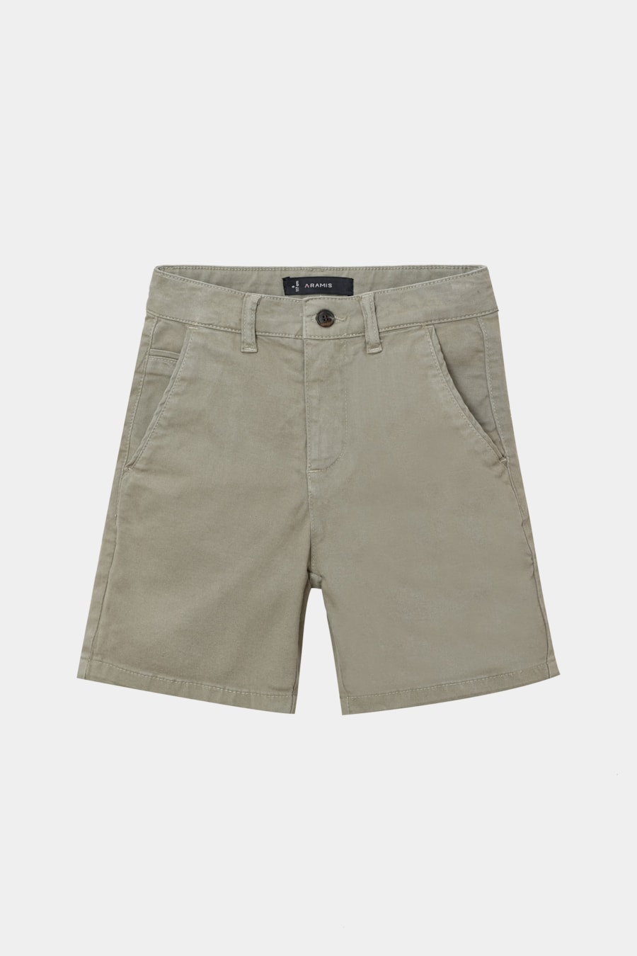 Bermuda Chino Infantil Color Sarjada Verde - Não Ativar Mostruário — foto 3 de 4