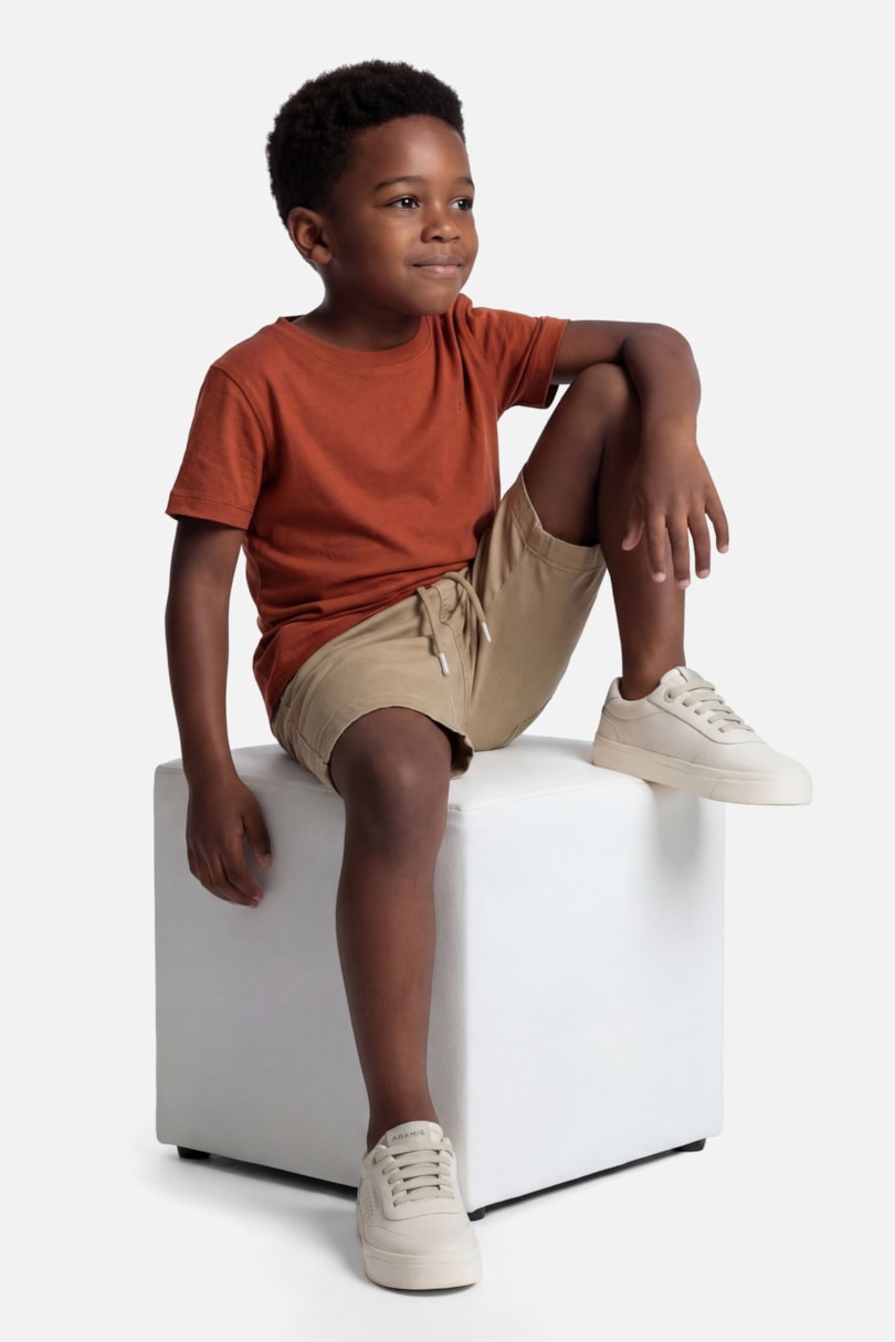Bermuda Chino Infantil Com Elástico Juta