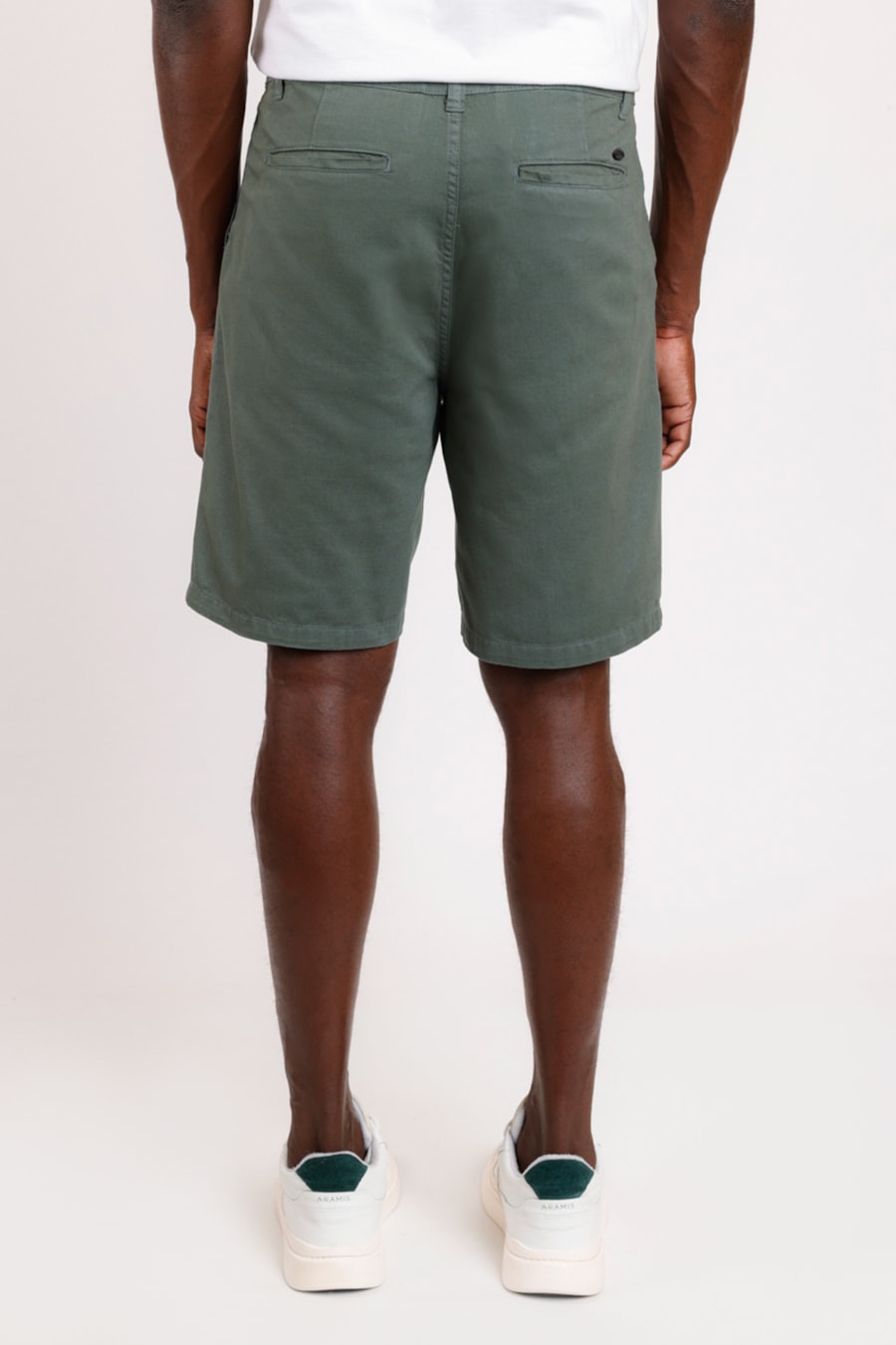 Bermuda Chino Maquinetada Verde Militar — foto 3 de 3